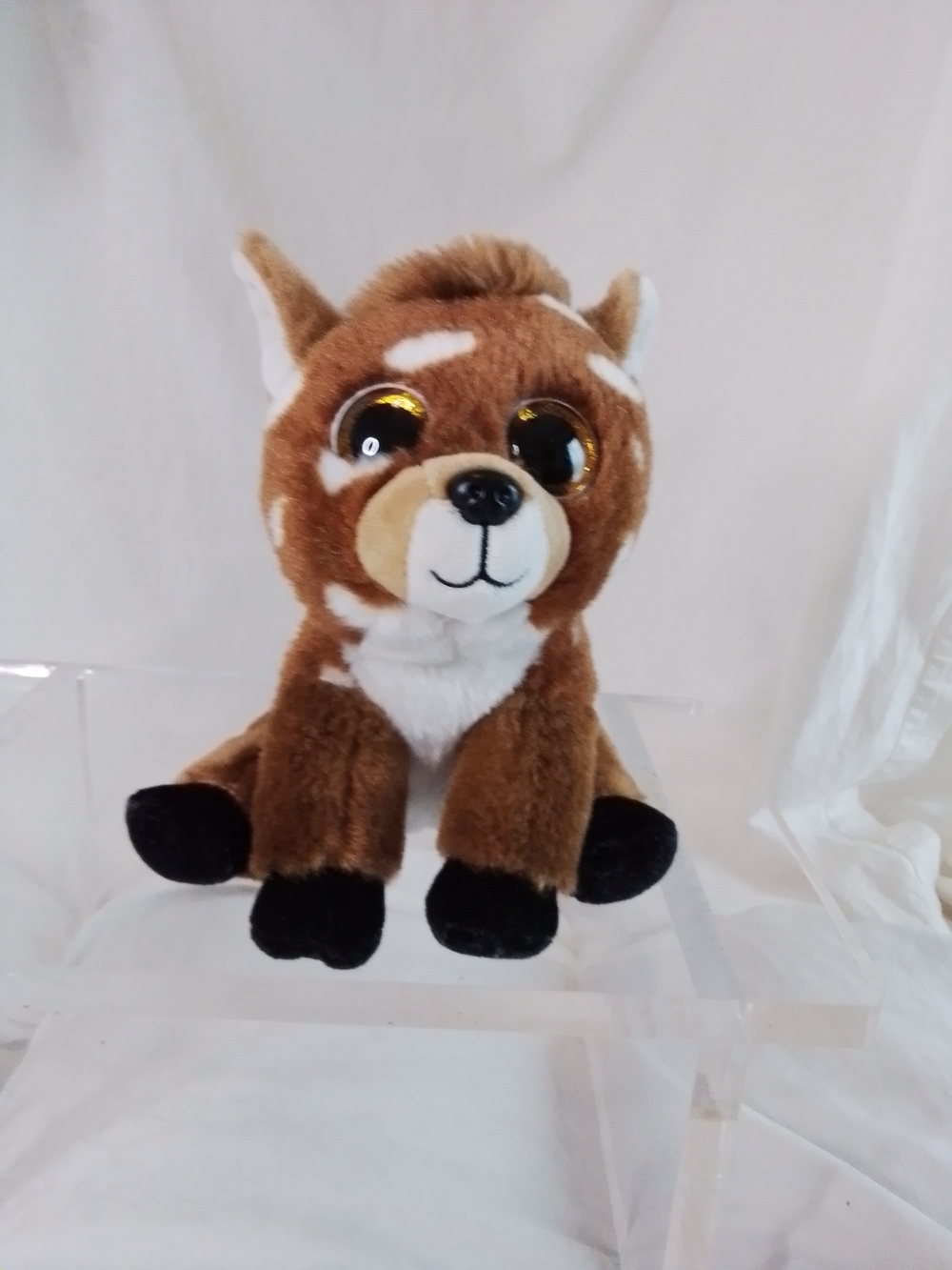 2020 Velve Ty Buckley Deer Brown and White Plush with Black Paws